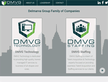 Tablet Screenshot of delmarvagroup.com